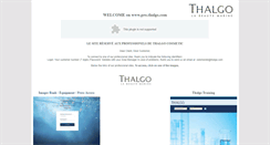 Desktop Screenshot of pro.thalgo.com